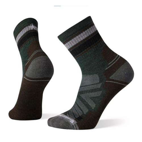 Men's Smartwool Hike Light Cushion Striped Crew Socks