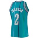Mitchell and Ness Charlotte Hornets Larry Johnson #2 75th Anniversary Jersey