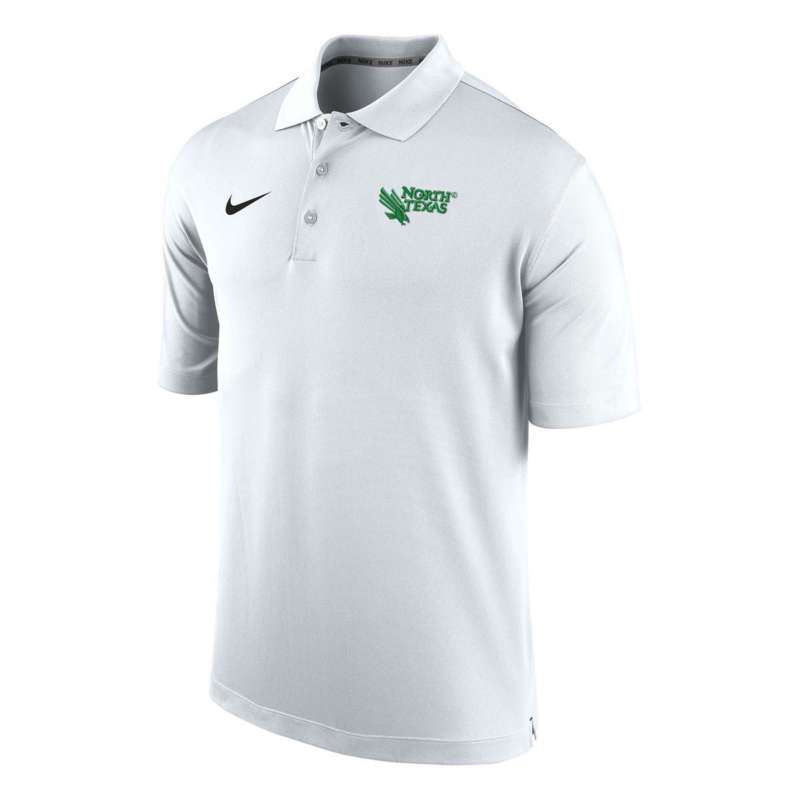 Nike North Texas Mean Green Mens Green Varsity Short Sleeve Polo