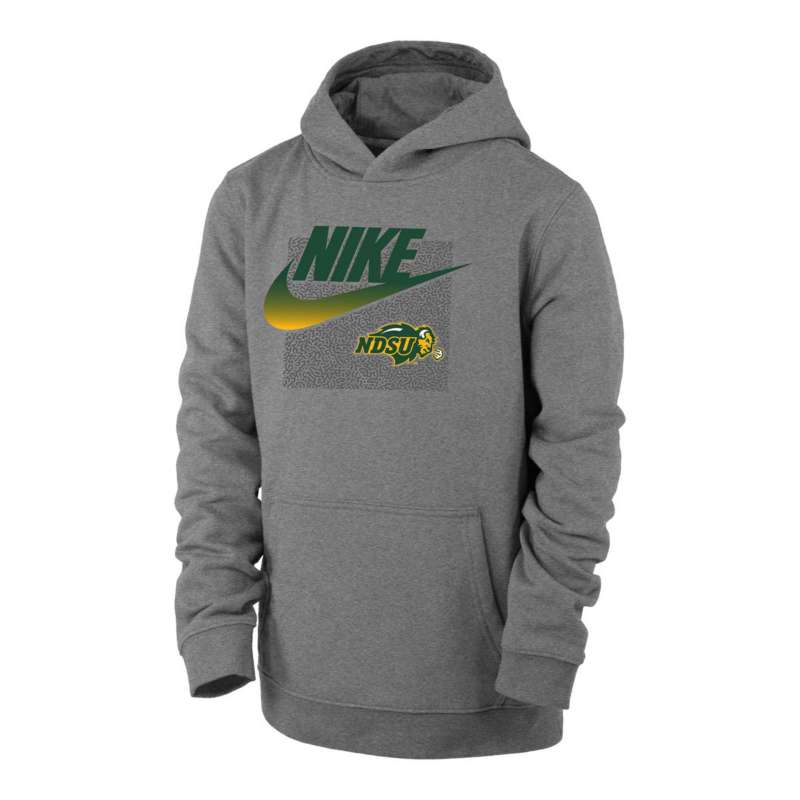 Chicago Cubs Nike Color Bar Club Pullover Hoodie - Gray