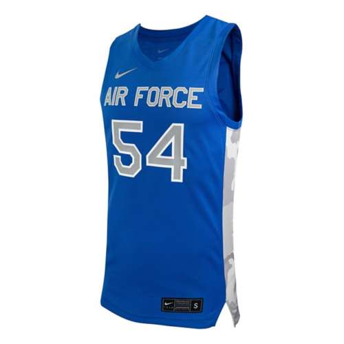 Men's Nike #54 Royal Air Force Falcons Replica Basketball Jersey