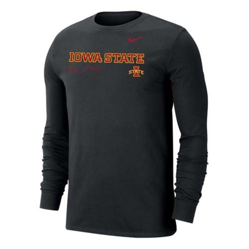 Nike Iowa State Cyclones Sideline Team ISS Long Sleeve T-Shirt