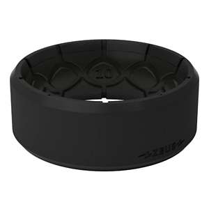 Groove Life NFL Denver Broncos Black Ring, Size 14 - Silicone