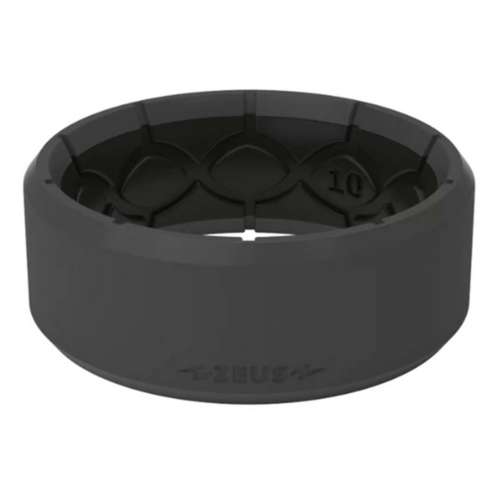 Men's Groove Life Men's Zeus Edge Stone Silicone Ring