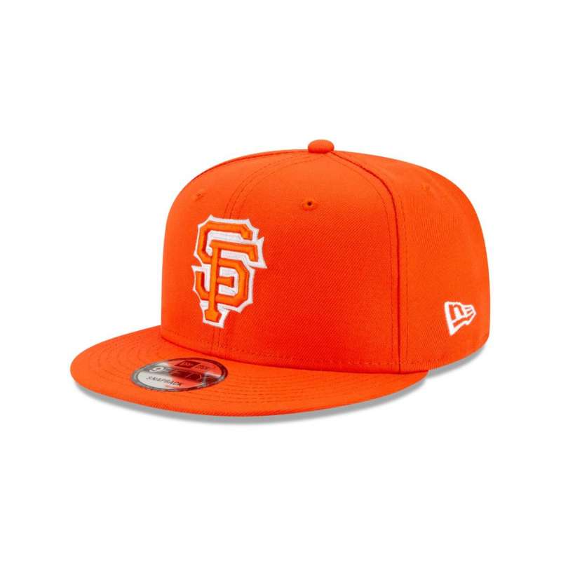 New Era 9FIFTY San Francisco Giants Fish Graphic Snapback Hat Black