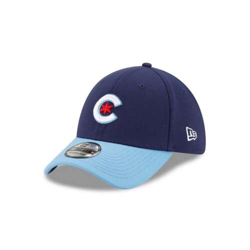 Chicago Cubs New Era Youth 2021 City Connect 9FIFTY Snapback Adjustable Hat  - Navy/Light Blue