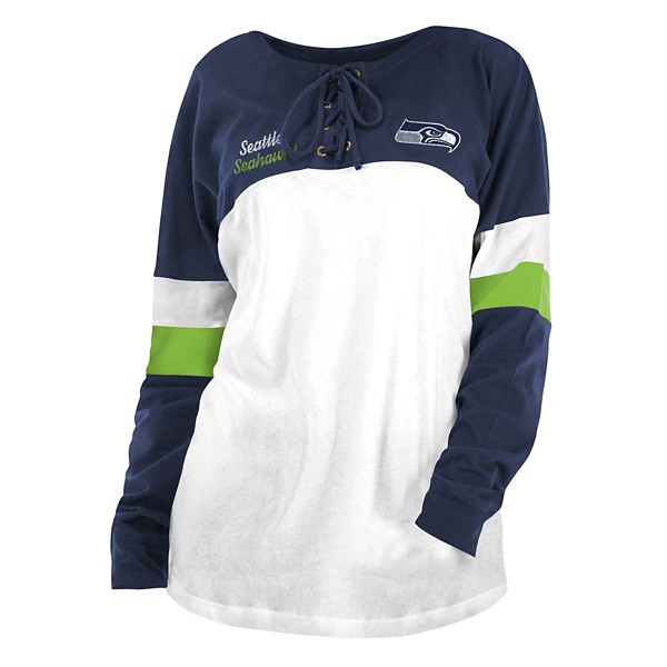 New Era Women's Seattle Seahawks Lace Long Sleeve Shirt product image