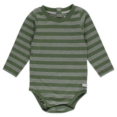 Baby RuggedButts Stripe Knit Long Sleeve Onesie