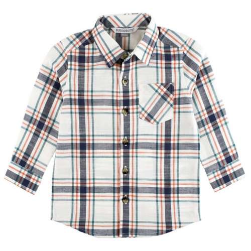 Rank 45 Men's Fishing Small Plaid Print Long Sleeve Button-Down Weste