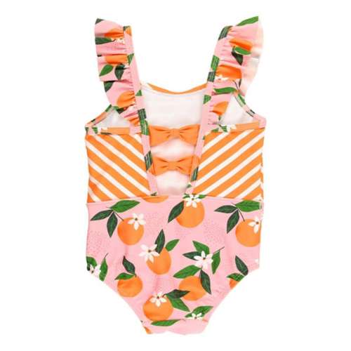 Toddler Girls' RuffleButts Pinafore One Piece Swimsuit