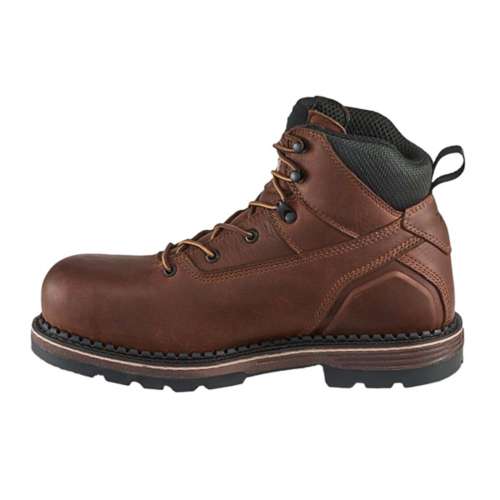 Irish Setter, Edgerton - Stivali di sicurezza da uomo, impermeabili, non metallici, 20,3 cm, colore: marrone, marrone, 11 Wide