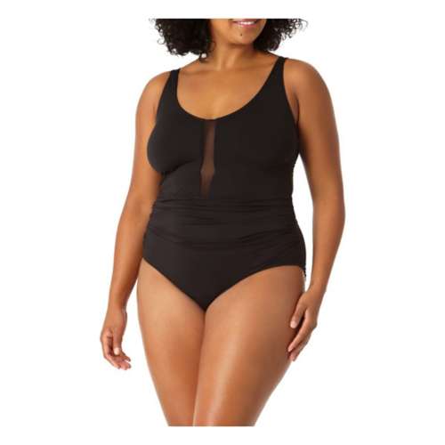 Anne cole 2024 plus size swimwear