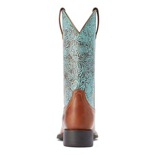 Women's Ariat Round Up Wide Square Toe Western Boots