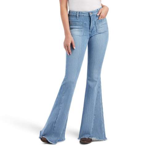 Women's Ariat Stripe Relaxed Fit Flare Jeans