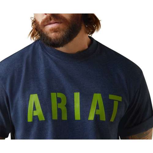 Men's Ariat Rebar Cotton Strong Block T-Shirt