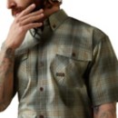 Men's Ariat Rebar Made Tough DuraStretch Work Button Up Shirt