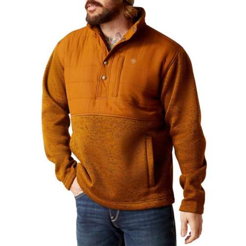 Men's Ariat Caldwell Reinforced 1/4 Snap Pullover Sweater