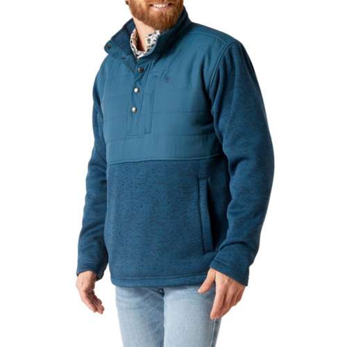 Men's Ariat Caldwell Reinforced Sweater 1/4 Snap Pullover