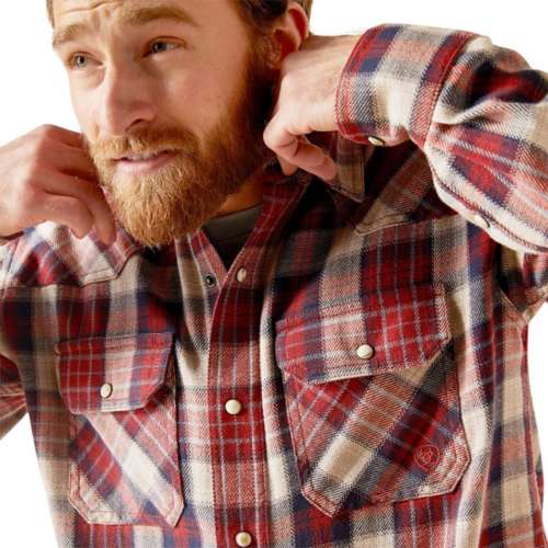 Men's Ariat Harlen Retro Snap Long Sleeve Button Up Shirt