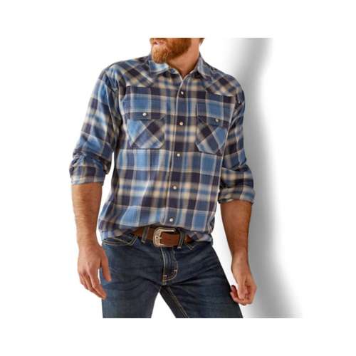 Men's Ariat Hoyt Retro Snap Long Sleeve Button Up Shirt