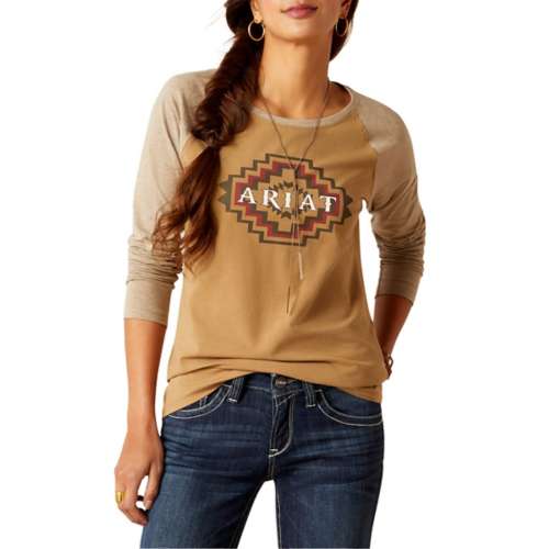 Women's Ariat Tucson Baseball Long Sleeve T-Shirt