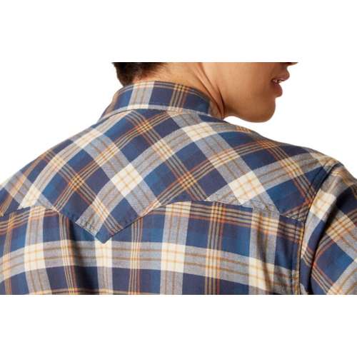 Men's Ariat Hutton Retro Snap Long Sleeve Button Up Shirt