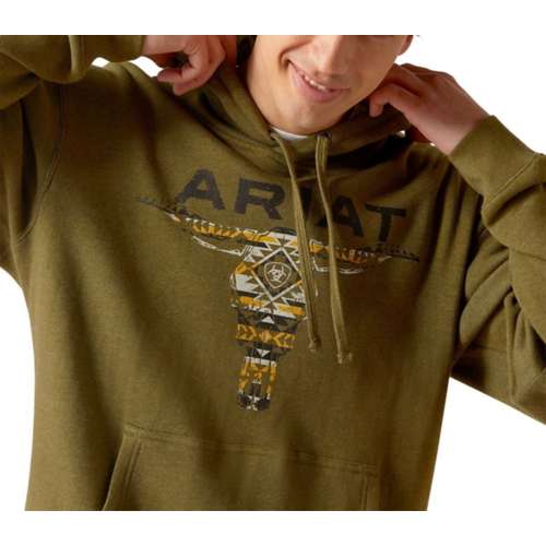 Men's Ariat Blanket Skull Hoodie