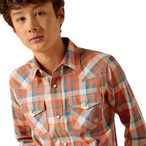Boys' Ariat Hilario Retro Fit Long Sleeve Button Up Licenced shirt