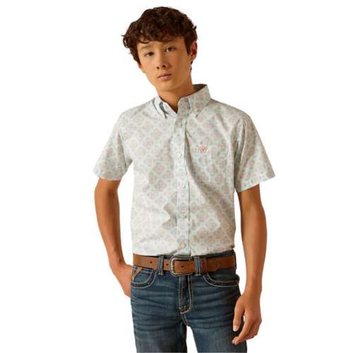 Boys' Ariat Kai Button Up Shirt