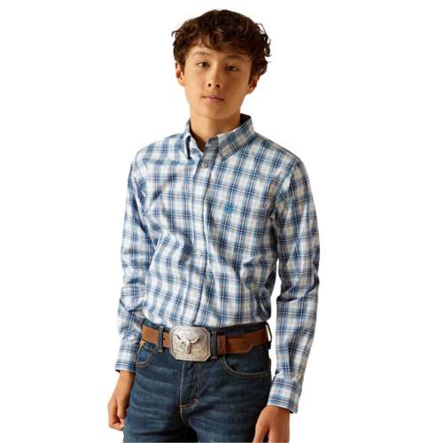 Boys' Ariat Pro Series Phoenix Classic Fit Long Sleeve Button Up Shirt