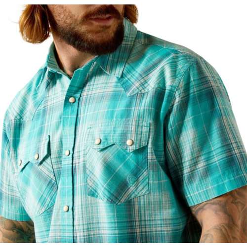 Men's Ariat Hadden Retro Snap Button Button Up Shirt