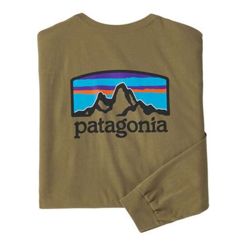 Men's Patagonia Long Sleeve Fitz Roy Horizons Responsibili-Tee