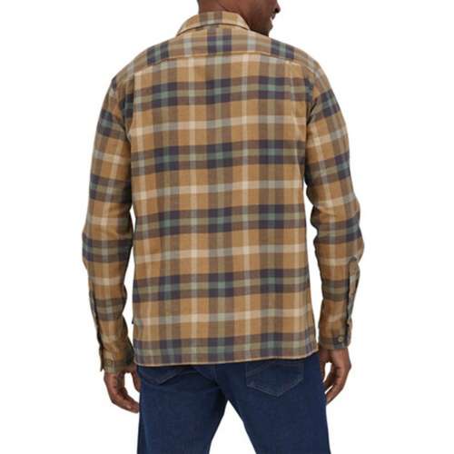 Men's Gray/Navy New York Yankees Large Check Flannel Button-Up Long Sleeve  Shirt