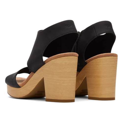 Women's Toms Majorca Leather Platform Sandals