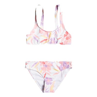Girls' Roxy Second Emotion Bikini Set Swimsuit | SCHEELS.com