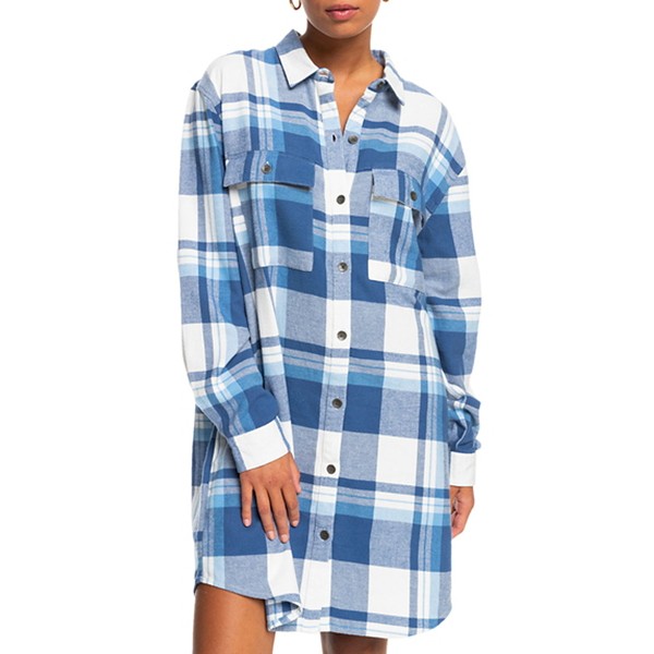 Women's Roxy Running Seasons Long Sleeve Shirt Dress product image