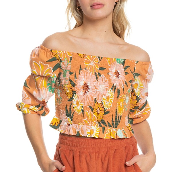 Women's Roxy Like The Sun Again Woven Off The Shoulder Top product image