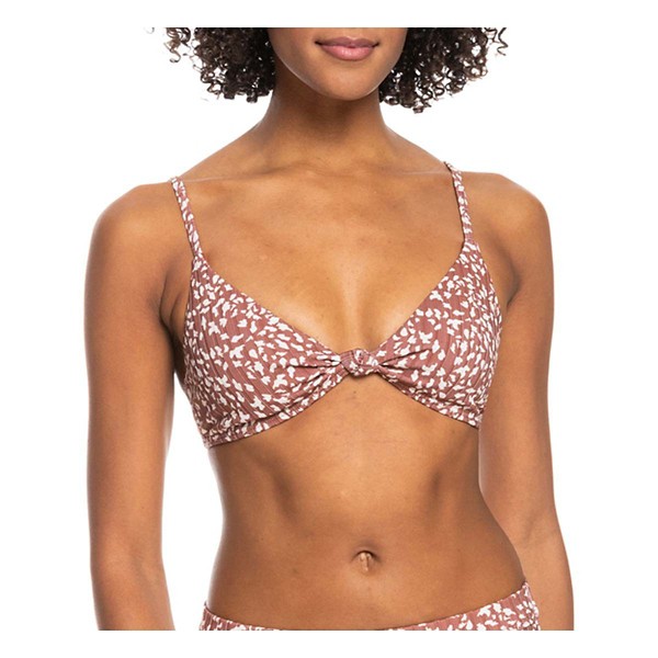 Women's Roxy Wome's Love the Surf Knot Printed Rib Bikini Top product image