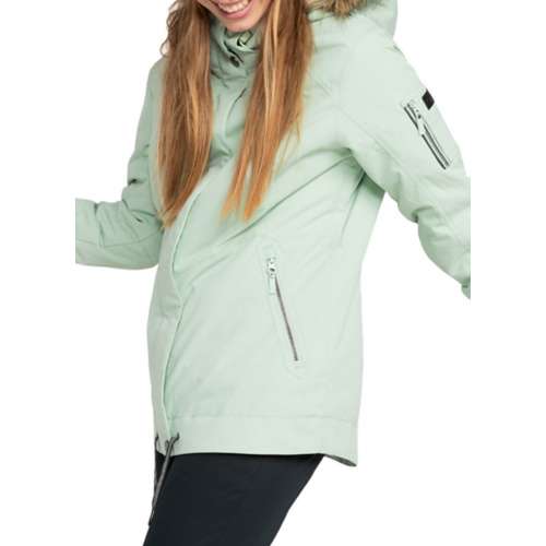 Women's Roxy Meade Waterproof Detachable Hood Shell Cotton jacket