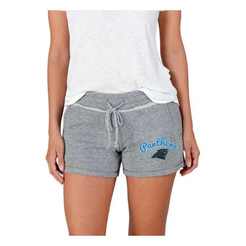 Women's Concepts Sport Black Carolina Panthers Meter Knit Long Sleeve  Raglan Top & Shorts Sleep Set