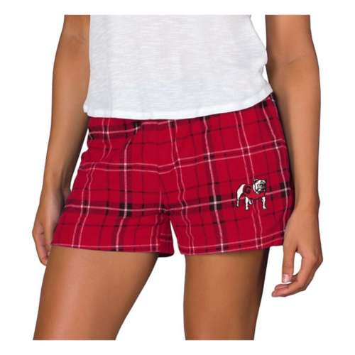 Moose Plaid Womens Pajama Boxers - Forests, Tides, and Treasures