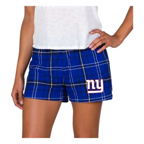 Women's Concepts Sport White New York Giants Fluffy Pullover Sweatshirt & Shorts Sleep Set