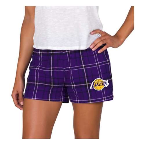 Concepts Sport Women s Los Angeles Lakers Ultimate Kontrastn shorts Jeans Aus Stretch baumwolle Im 70er stil Witzenberg Sneakers Sale Online