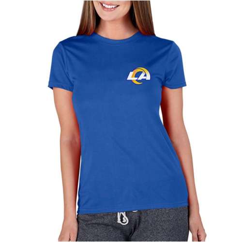 Concepts Sport Women's Los Angeles Rams Marathon T-Shirt