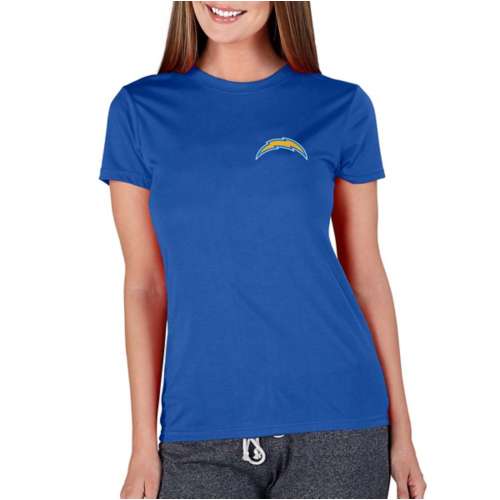 Concepts Sport Women's Los Angeles Chargers Marathon T-Shirt