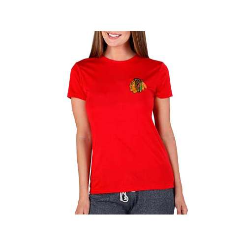 Chicago Blackhawks Starter Cross Check Jersey V-Neck Long Sleeve T-Shirt -  Black/Red