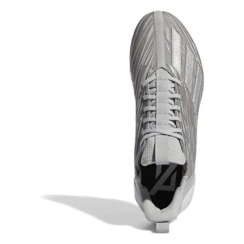 adidas Adizero Men's Football Cleats in Black and White, Lightweight and  Quick for On-Field Performance