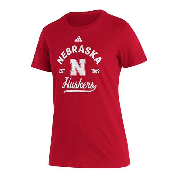 adidas Women's Nebraska Cornhuskers Script Logo T-Shirt product image