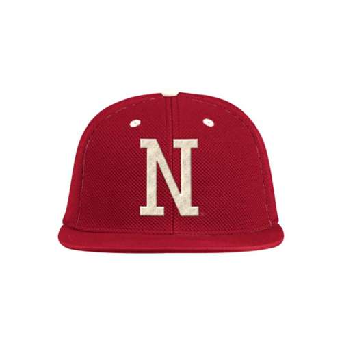 adidas Nebraska Cornhuskers Cream Baseball Fitted Hat