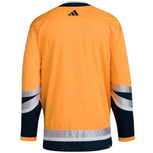 Men's Nashville Predators adidas Navy Jersey Lace-Up Pullover